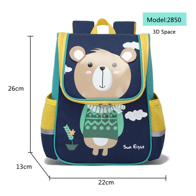 Hot 3D Cartoon Animal Baby Backpacks kindergarten Schoolbag Kids Backpack