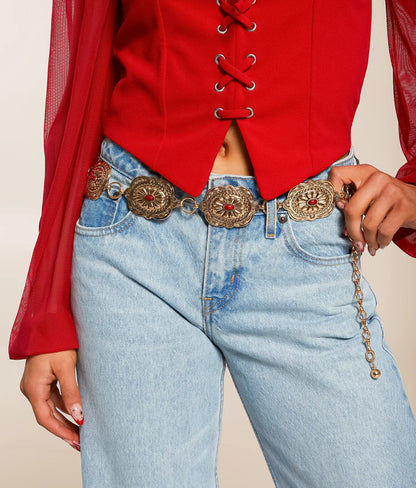 Concho Chain Belt