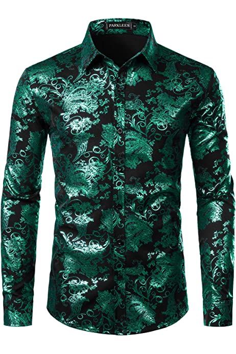 Allthemen Men's Casual Blazer Paisley Jacquard Suit Jackets