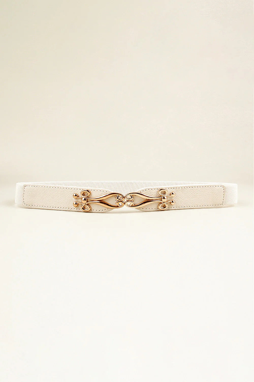 Alloy Buckle Elastic Belt