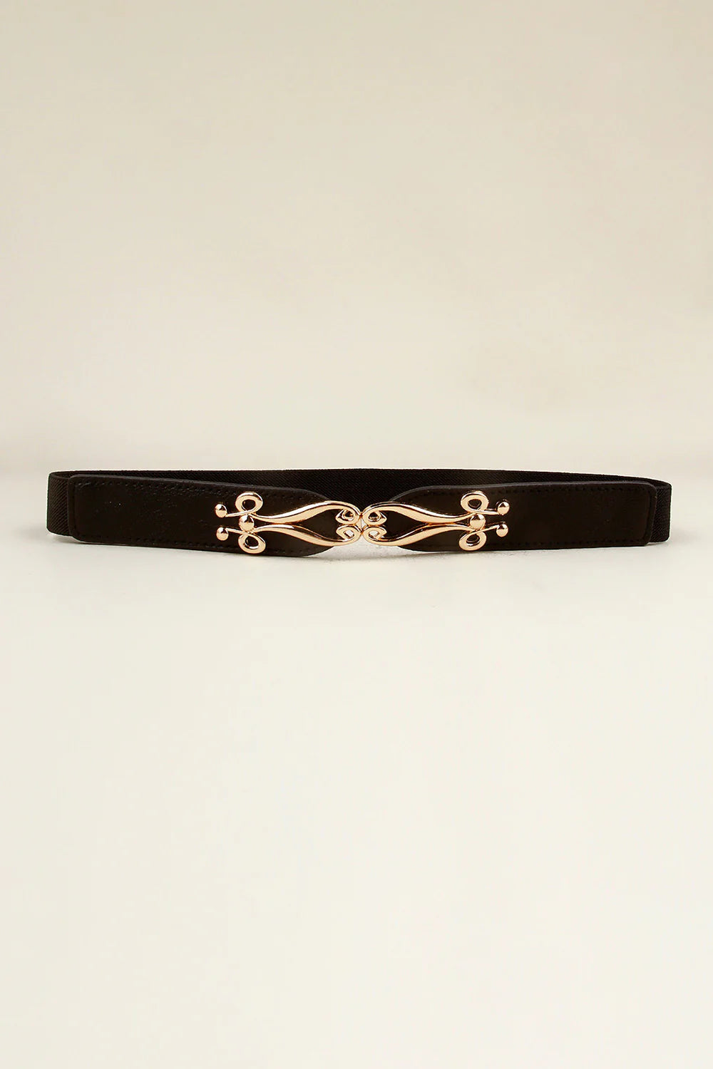 Alloy Buckle Elastic Belt