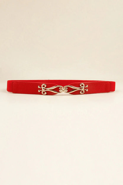 Alloy Buckle Elastic Belt