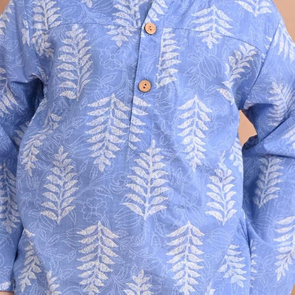 superminis Baby Boys Cotton Printed Kurta Shirt