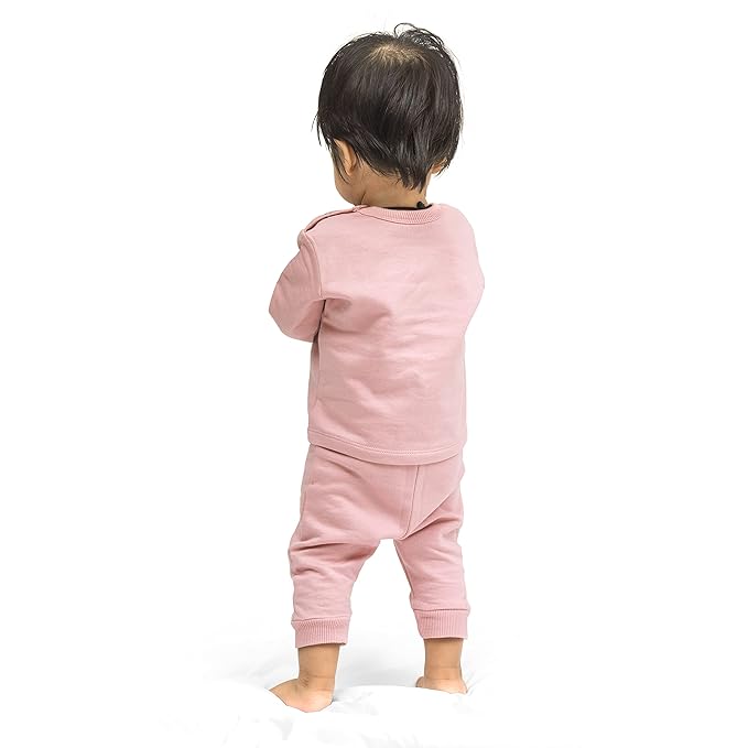 Real Basics unisex child fleece Track Suit for children's