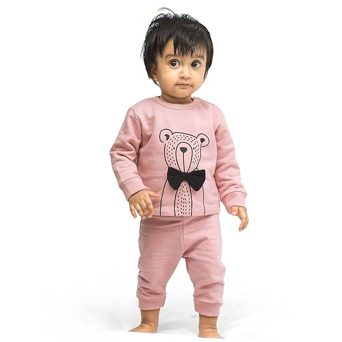 Real Basics unisex child fleece Track Suit for children's