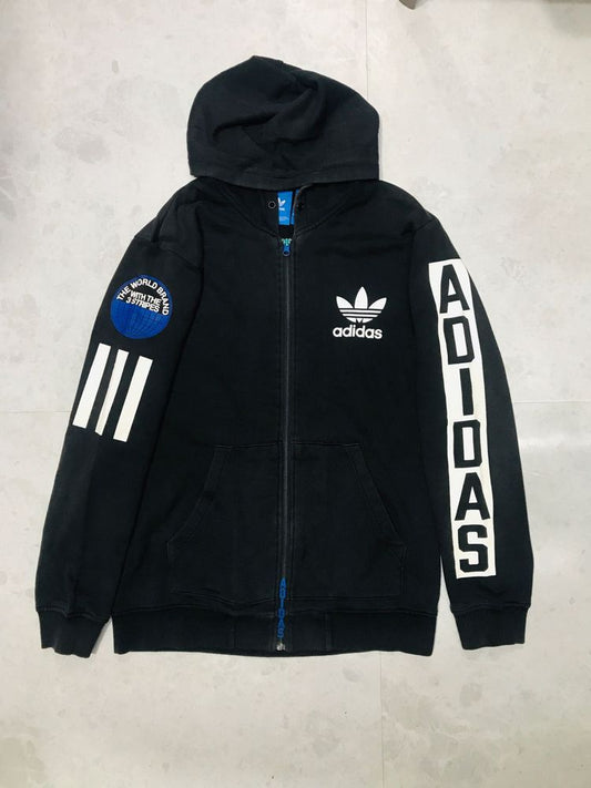 Adidas Black Printed Hoody