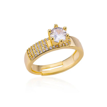 Golden Diamond Ring for Women, Women's Ring Collection