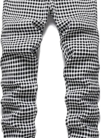 SUCCESS SMARTU Plaid Panst For Men