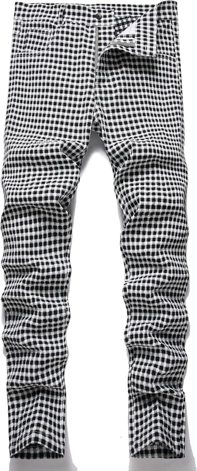 SUCCESS SMARTU Plaid Panst For Men