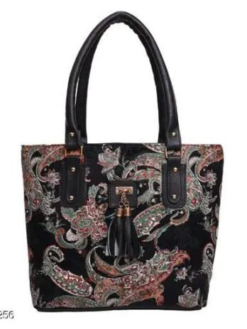 Beautiful Women’s Black Faux Leather/Leatherette Tote Bags