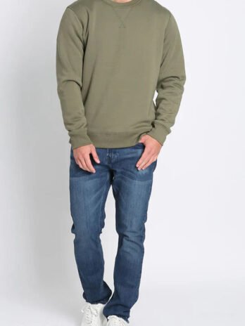 Sherpa Lined Soft Touch Fleece Crew neck