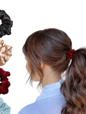 Satin Silk Scrunchies Hair Accessories Hair Ties for Women