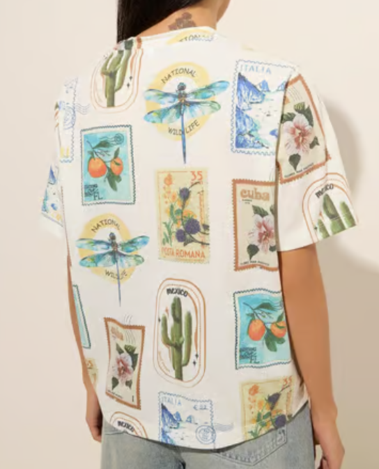 Off-White Stamp Print Tshirt