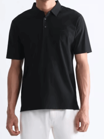 Black Slim Fit Self Pattern Sports