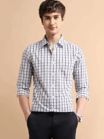 Grid Oxford Shirt