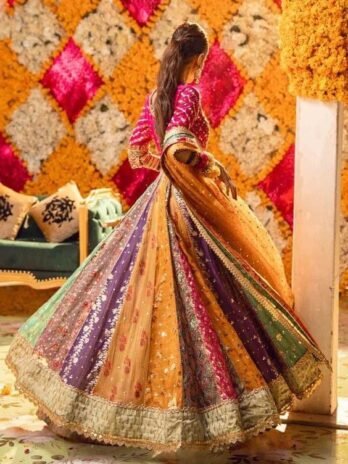 Multicolor Yelloish Colour Kurta for Haldi Ceremony